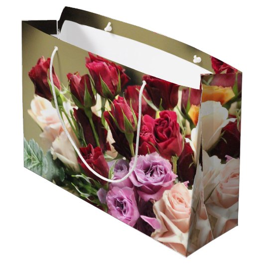 Rode Paars en roze roze roze roze roze roze Groot Cadeauzakje (Achterkant Gekanteld)