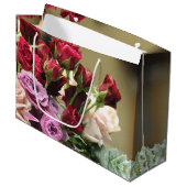 Rode Paars en roze roze roze roze roze roze Groot Cadeauzakje (Voorkant Gekanteld)