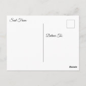 Rode, Paarse, blauwe, groene Abstracte kunst Briefkaart (Achterkant)