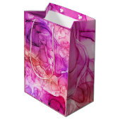 Rode paarse dromen medium cadeauzakje (Achterkant Gekanteld)