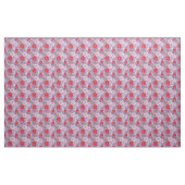 Rode, paarse Floral Stof (Yard (91,4 cm))