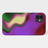 Rode Paarse groene Abstracte achtergrond Case-Mate iPhone Case (Achterkant (horizontaal))