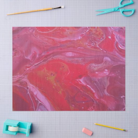 Rode Paarse koper, wit, Abstract ontkoppelingspagi Tissuepapier (Craft)