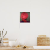 Rode Paarse munt van Turban Poster (Keuken)