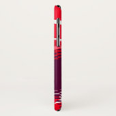 Rode paarse printkaart voor grafisch gebruik Case-Mate iPhone case (Achterkant/links)