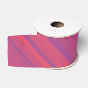 Rode Paarse Strepen Naadloos Patroon Grosgrain Lint