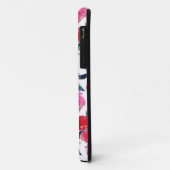 Rode Paarse Waterverf Floral Case-Mate iPhone Case (Achterkant/links)
