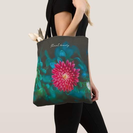 Rode paasbloem tote bag (Dichtbij)