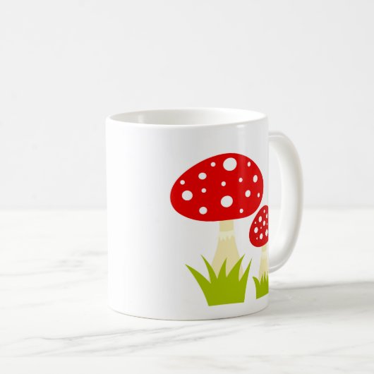 Rode paddenstoel Mok (Voorkant rechts)
