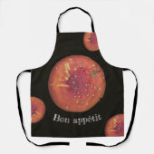 Rode paddenstoel schort (Voorkant)