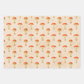 rode paddenstoelen inpakpapier vel (Voorkant 2)