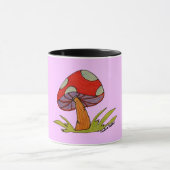 Rode Paddenstoelen Koffiemok Mok (Midden)