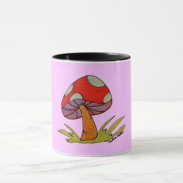 Rode Paddenstoelen Koffiemok Mok