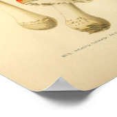  rode paddenstoelen Kunst drukken Frans Poster (Hoek)