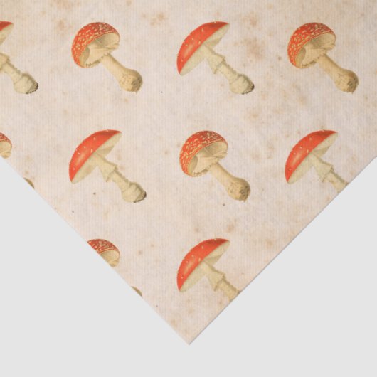  rode paddenstoelen ontkoppelen tissuepapier (Detail)