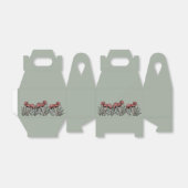 Rode paddenstoelen Petten Bedankdoosjes (Uitgevouwen)