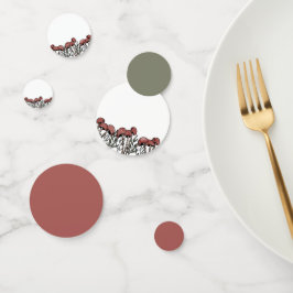 Rode paddenstoelen Petten Confetti