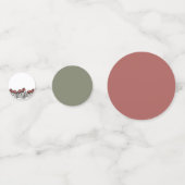 Rode paddenstoelen Petten Confetti (Achterkanten)