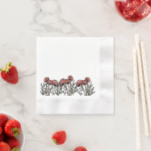 Rode paddenstoelen Petten Servet (Insitu)