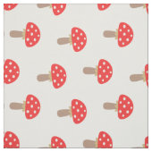 Rode paddenstoelen stof (Swatch)