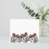 Rode paddenstoelenkaart voor Petten (Staand voorkant)