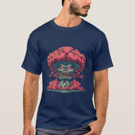 Rode Paddenstoelwolk Monster T-shirt