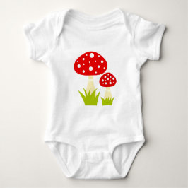 Rode paddestoel paddenstoelen romper