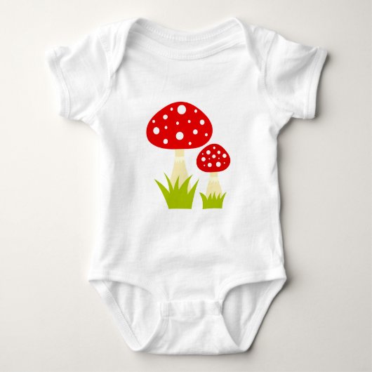Rode paddestoel paddenstoelen romper (Voorkant)