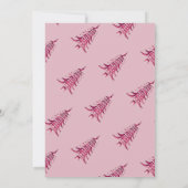 Rode Pagode Kerstboom Cadeaukaarthouder Kaart (Achterkant)