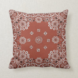 rode paisley bandana goot pijlstaartje kussen