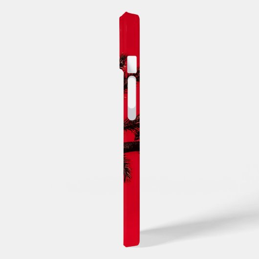 rode palm Case-Mate iPhone case (Achterkant / Links)