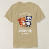 Rode panda1 t-shirt (Design voorkant)