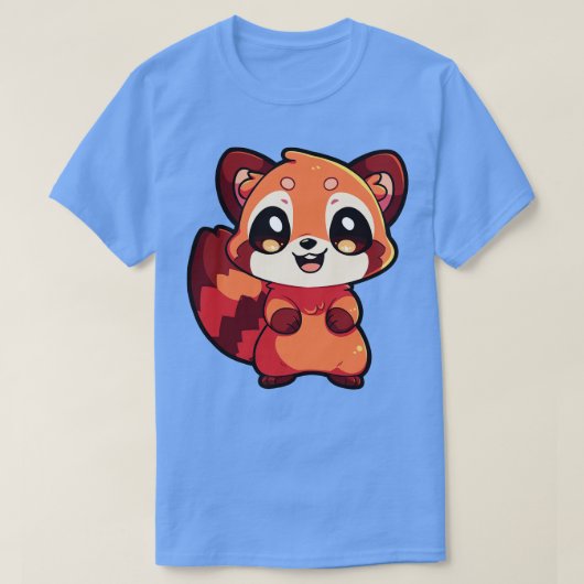 Rode Panda 2 T-shirt (Design voorkant)