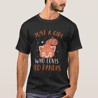Rode Panda Alleen Een Wie Houdt Van Rode Panda's T-shirt