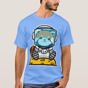 Rode Panda Astronaut T-shirt
