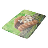 Rode panda badmat (Gekanteld)