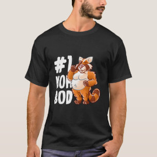Rode Panda Beer Moeder Beste Moeder Lichaam Moeder T-shirt
