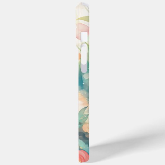 Rode Panda Bloemenspeeltuin Case-Mate iPhone Case (Achterkant / Links)