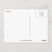 rode panda briefkaart (Achterkant)