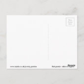 Rode panda briefkaart (Achterkant)