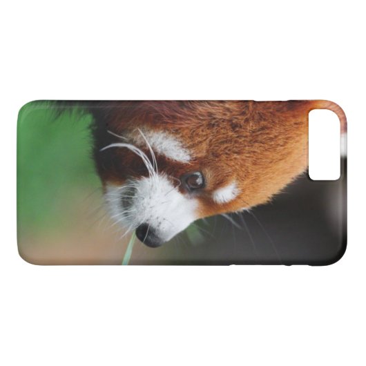 Rode panda Case-Mate iPhone case (Achterkant (Horizontaal))