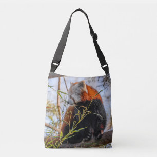 Rode panda crossbody tas
