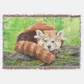 Rode panda deken (Voorkant)