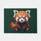 Rode panda deurmat (Voorkant)