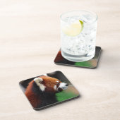 Rode panda drankjes onderzetter (Rechterzijde)