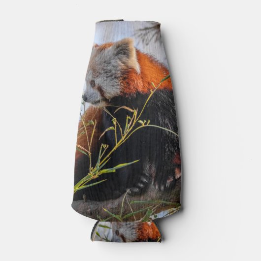 Rode panda flesjeskoeler (Voorkant)