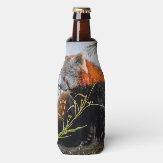 Rode panda flesjeskoeler (Fles Voorkant)