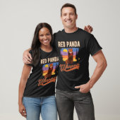 Rode Panda Fluisteraar T-shirt (Unisex)