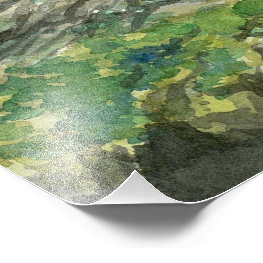 Rode panda foto afdruk (Hoek)