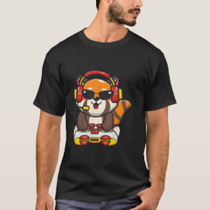 Rode Panda Gamer Rode Panda's Dier T-shirt